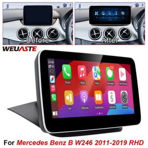 10.25'' Car Linux Screen Wireless Carplay Wifi Video For Benz B W246 2011-19 RHD - Picture 1 of 12