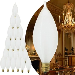 Satco S3404 - 40 Watt C11 Candelabra Light Bulb Spun White - 120 Volt (25 Pack) - Picture 1 of 4