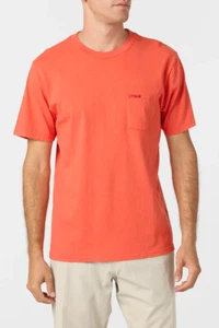 Camisa O'Neill O'Riginals Bolsillo Manga Corta - Para Hombre - Grande / Quemado Sienna - Imagen 1 de 7