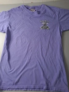 Surf Style Shirt Mens Medium Purple Short Sleeve Surf Perdido Key Florida  - Picture 1 of 4