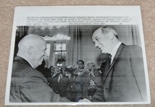 1963 ORIGINAL PREMIER RUSSIA  PRESS PHOTO NIKITA KHRUSHCHEV VINTAGE SOVIET UNION