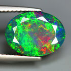 2.20 Cts_Extreme Top Fire_100 % Natural Rainbow 3D Flash Welo Solid Black Opal