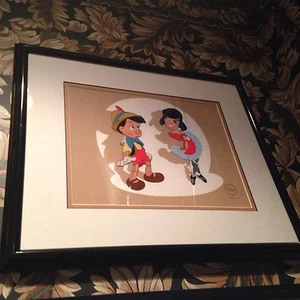 Disney Limited Edition Sericel Pinocchio Marionette Walt Disney World Art - Bild 1 von 6