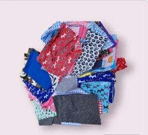 Paquetes de tela de polialgodón de 2 kg material de costura artesanal restos de cortes - Imagen 1 de 1