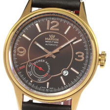 MARVIN M104-53 Power reserve date Brown Dial Automatic Men's Watch_801760