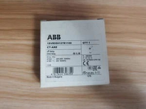 1 PIEZA ABB CT-ARE 1SVR550127R1100 Relé de Tiempo 0.1s-10s Marca en Caja - Imagen 1 de 6