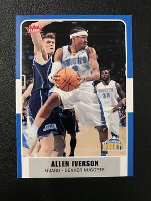 2007-08 Fleer Basketball #161 Allen Iverson Denver Nuggets HOF - Image 1 of 2