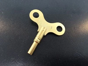 Uhrenschlüssel aus massivem Messing. # 2 oder 2,8 mm. oder 0,110 Zoll - Bild 1 von 3