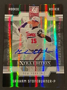 2010 Donruss Elite Extra Edition Graham Stoneburner AUTO 117/125 Yankees - Picture 1 of 3