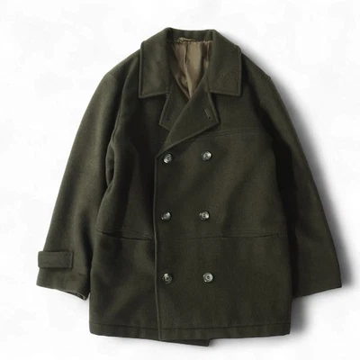 Christian Dior MONSIEUR Vintage Coat Dark Green Men 5-YK005 - Image 1 of 4