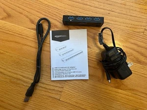 AmazonBasics 4-Port USB 3.0 Slim Hub (Modell U3-4Hub) - Bild 1 von 5