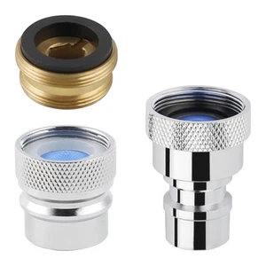 2pcs Portable Dishwasher Faucet Adapter, Sink Faucet Adapter Connection for D... - Picture 1 of 7