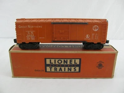 Vintage 1953-54 Lionel Trains O Gauge Great Northern Box Car #6464-25 VG - Image 1 of 4