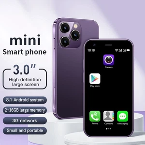 Mini Smartphone 3G Delgado HD Cámara para Niños y Padres ABS 3 pulgadas - Imagen 1 de 24