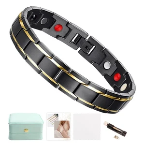 Ultrastarkes Magnetarmband für Männer, Edelstahl Therapeutisches Armband... - Bild 1 von 7
