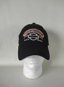 Harley-Davidson Mütze 1903 Louisiana USA verstellbar schwarz/orange OSFA Baumwolle - Bild 1 von 7