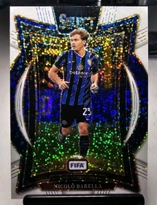 2024-25 Panini Select Fifa - Terrace Nicolo Barella #36 White Sparkle Prizm - Picture 1 of 2