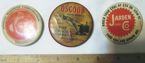 3 Advertising Mirror Jarden Coal Philadelphia Apollo Magneto Kingston NY Osgood - Picture 1 of 5
