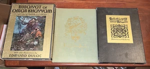Rubaiyat of Omar Khayyam Lot (3)  Willy Pogany Edmund Dulac Rare Illus. Art Deco - Bild 1 von 20