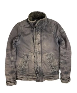 Chaqueta De Colección Abercrombie & Fitch Adirondack Para Hombre Pequeña Forrada de Piel Envejecida - Imagen 1 de 20