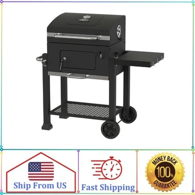 Parrilla de carbón Expert Grill de alta resistencia de 24 pulgadas - negra (XG1910200103) Foto 1 de 4