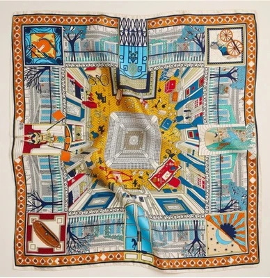 Bufanda - Estampado arquitectónico Foto 1 de 2