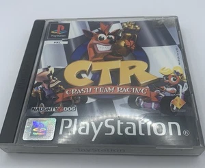 Crash Team Racing CTR senza manuale (Sony PlayStation 1) Ps1 etichetta nera - Foto 1 di 7
