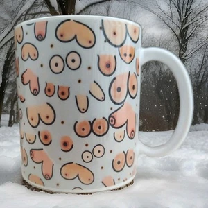 Funny Boobies Tit Mug Naughty Adult Coffee Cup Rude Breast boobs jugs gift UK - Picture 1 of 5