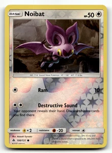 Noibat 100/131 Reverse Holo Common SM - Forbidden Light LP - Picture 1 of 2