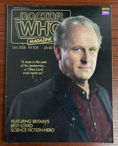 DOCTOR WHO Magazine PETER DAVISON Special Ed Subscription Cover # 503, Oct 2016 - Foto 1 di 3