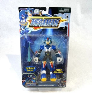 Command Mission X Mega Man 6" Action Figure New 2005 Jazwares Capcom Video Game - Picture 1 of 2