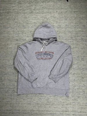 Polo Ralph Lauren Denim & Supply Grey Heather Country Graphic Hoodie XXL - Image 1 of 4
