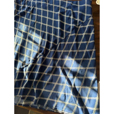 Falda Ava & Viv Azul Estampado Abstracto Corte Sesgado - Talla 3XL Foto 1 de 4