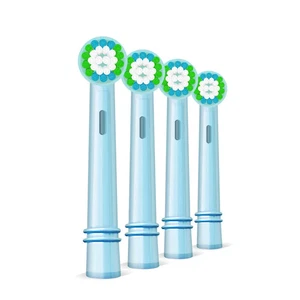 Kids Electric Toothbrush Replacement Heads — 4 Pack — Soft, Gentle Cleaning - Picture 1 of 8