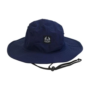 Realtree Fishing Angler Boonie Hat, Navy, One Size Fits Most - Picture 1 of 1