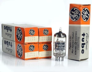 ONE 6U8A/6AX8 GE NOS Tubo Tubo Lámpara TSF Valvola Valve Valvula ೵ഀ 真空管 - Imagen 1 de 2