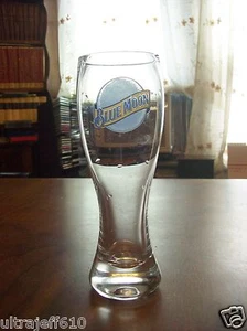 8" Blue Moon Pilsner Beer Bar Drinking Glass Import - Picture 1 of 1