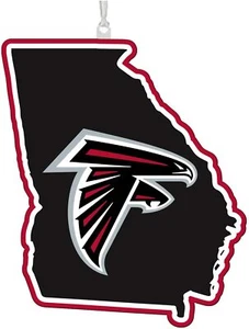 Atlanta Falcons festlicher staatlicher Weihnachtsschmuck TEAM SPORT AMERIKA - Bild 1 von 1