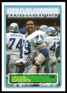 1983 Topps #385 Jacob Green RC Seattle Seahawks - Picture 1 of 2