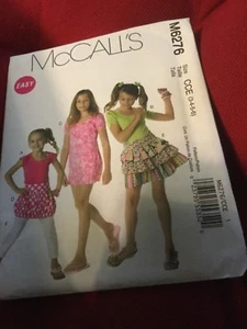 McCalls children’s patern girls M6276 size 3 - 4 - 5 - 6 - Picture 1 of 2