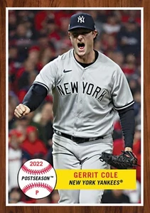 2022 TOPPS TBT 1962 WORLD SERIES SET 43 CARD NEW YORK YANKEES GERRIT COLE #129 - Picture 1 of 1