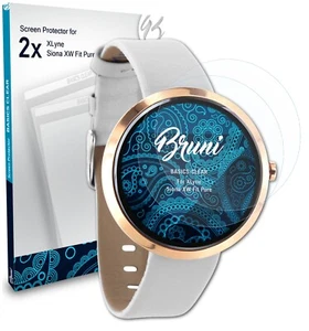 Bruni 2x Schermfolie voor XLyne Siona XW Fit Pure Screen Protector - Zdjęcie 1 z 4