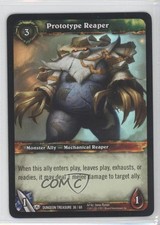 2011 World of Warcraft TCG: Dungeon Deck Treasure Pack Prototype Reaper #36 1i3
