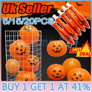 20x Halloween Decoration Inflatable Pumpkin With LED Lights Party Light Garden - Picture 1 of 17