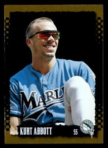Kurt Abbott 1995 Score  Card #358 Florida Marlins
