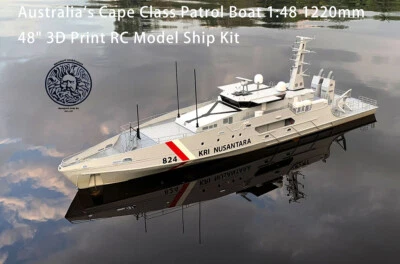 Australiens Cape Class Patrol Boot 1:48 1220mm 48" 3D Druck RC Schiffsmodell Bausatz - Bild 1 von 4