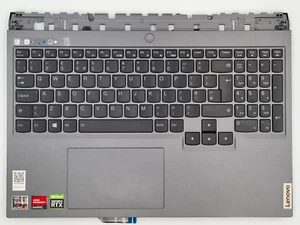 Teclado/estuche superior Lenovo Legion 5 Pro-16ACH6H usado 5CB1C14887 - Imagen 1 de 6