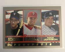 2000 Topps Erubiel Durazo Arizona Pat Burrell Phillies Nick Johnson Yankees #204