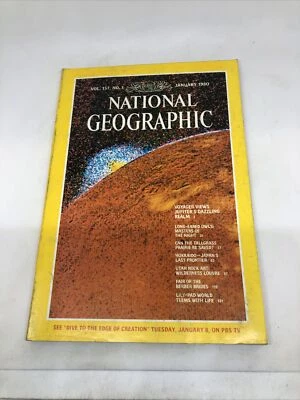 National Geographic Magazine January 1980 Foto 1 de 4