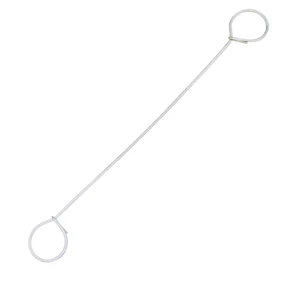 Ösendraht  Betonbindedraht Drahtsackverschluss Draht einfach verzinkt - Bild 1 von 2